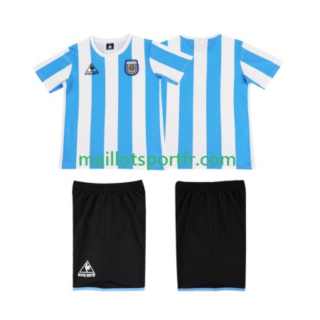 Maillot de Foot Argentine Retro Enfant Domicile 1986